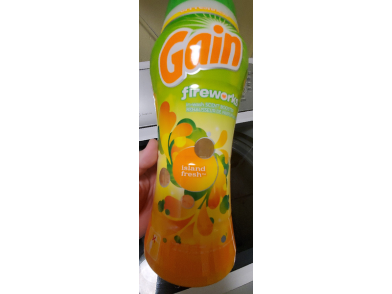 Gain Fireworks In-Wash Scent Booster, Island Fresh, 14.8 oz/422 g