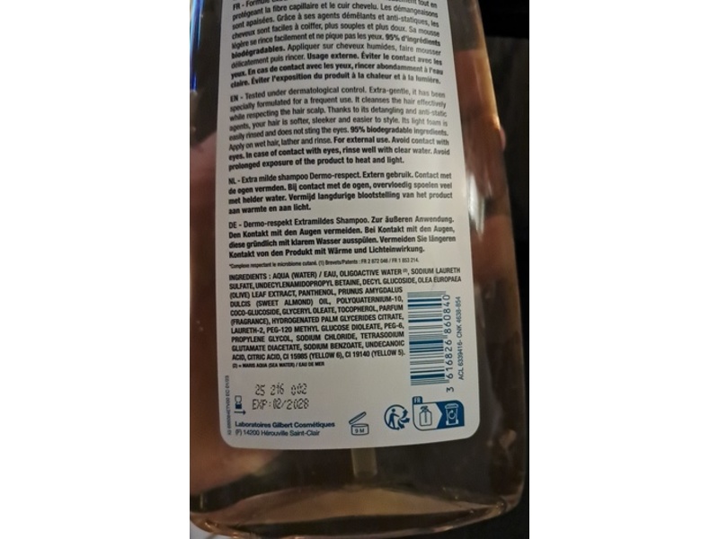 Neutraderm Dermo-Respect Extra-Gentle Shampoo, 16.9 fl oz/500 mL