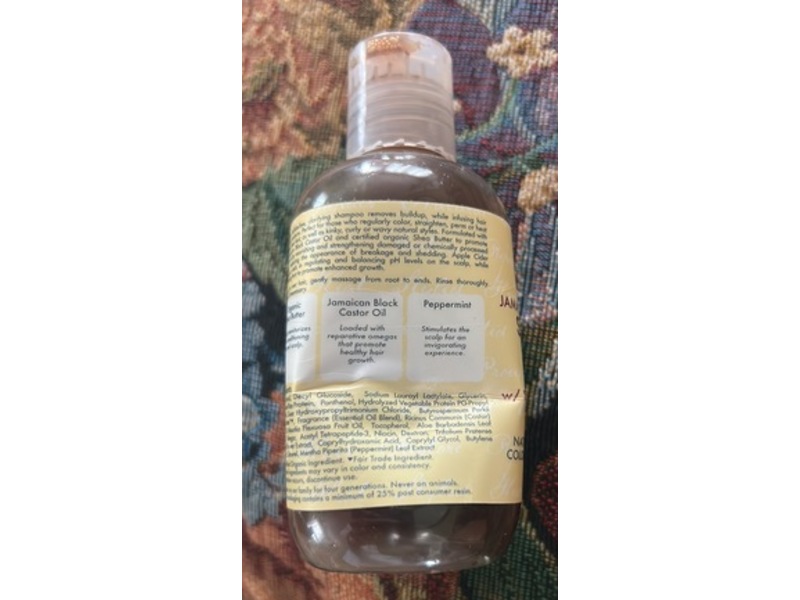 Shea Moisture Strengthen & Grow Shampoo, Jamaican Black Castor Oil, 3.2 fl oz/94 mL