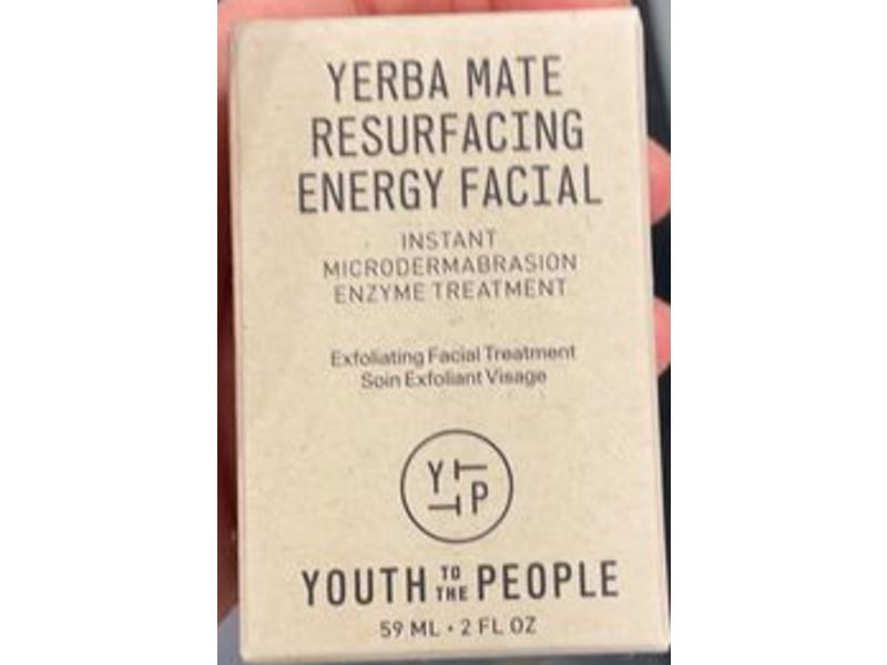 Youth To the People Yerbe Mate Resurfacing Energy Facial Treatment, 2 fl oz/59 mL