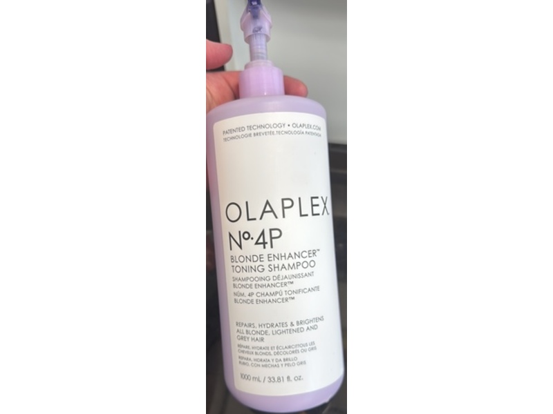 Olaplex Nº.4P Blonde Enhancer Toning Shampoo, 33.81 fl oz/1000 mL