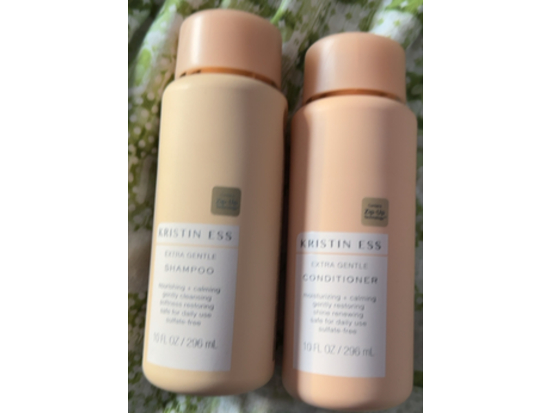 Kristin Ess Hair Extra Gentle Shampoo + Conditioner, 10 fl oz/296 mL