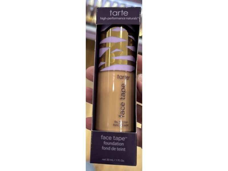 Tarte Face Tape Foundation, 27H Light-Medium Honey, 1 fl oz/30 mL