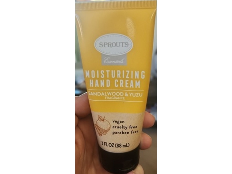 Sprouts Moisturizing Hand Cream, Sandalwood & Yuzu, 3 fl oz/88 mL