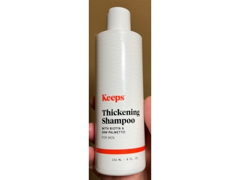 Keeps Thickening Shampoo For Men, Biotin & Saw Palmetto, 8 fl oz/236 mL