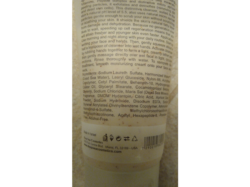 Deep Sea Cosmetics Regenerating Facial Cleanser, 4 oz/120 mL