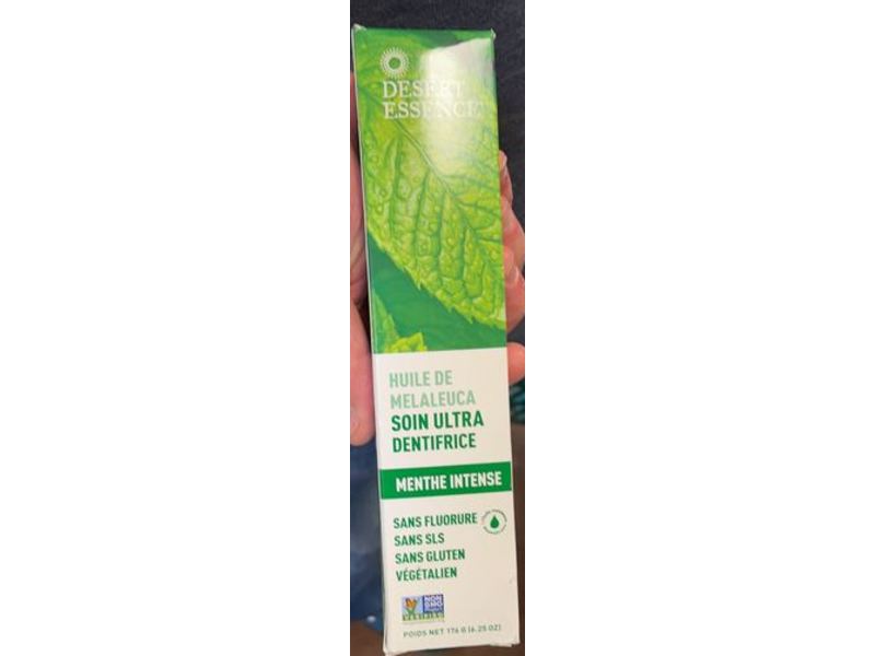 Desert Essence Tea Tree Oil Ultra Care Toothpaste, Mega Mint, 6.25 oz/176 g