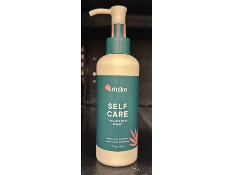 Latika Self Care Hand And Body Wash, Oats & Honey, 7 fl oz/196 g