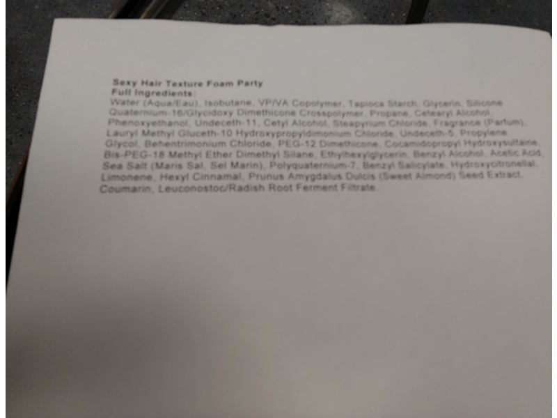 SexyHair Lite Texturizing Foam, Texture, Foam Party, 5.1 oz/146 g