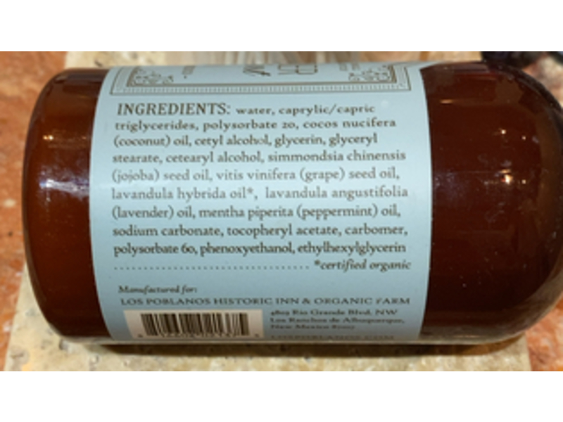 Los Poblanos Hand Lotion, Lavender Peppermint, 8 fl oz/236 mL