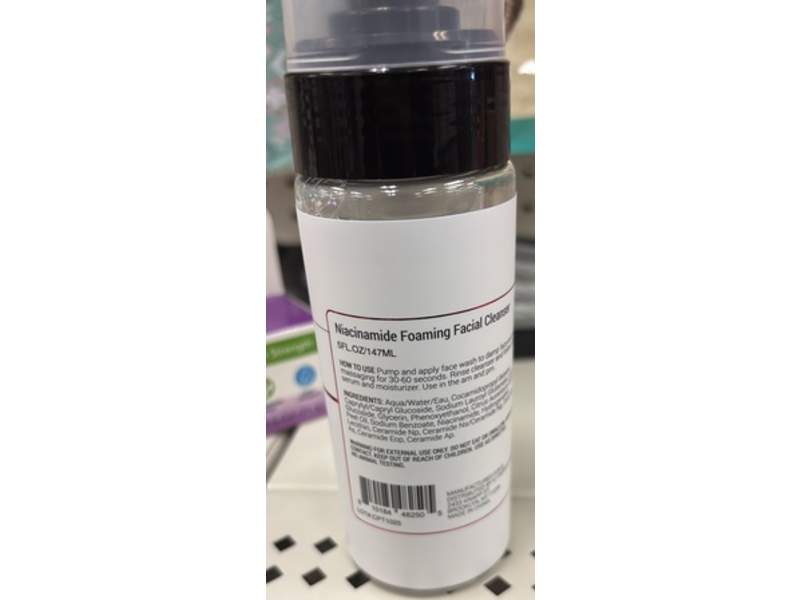 Revive RX Foaming Facial Cleanser, Niacinamide, 5 fl oz/147 mL