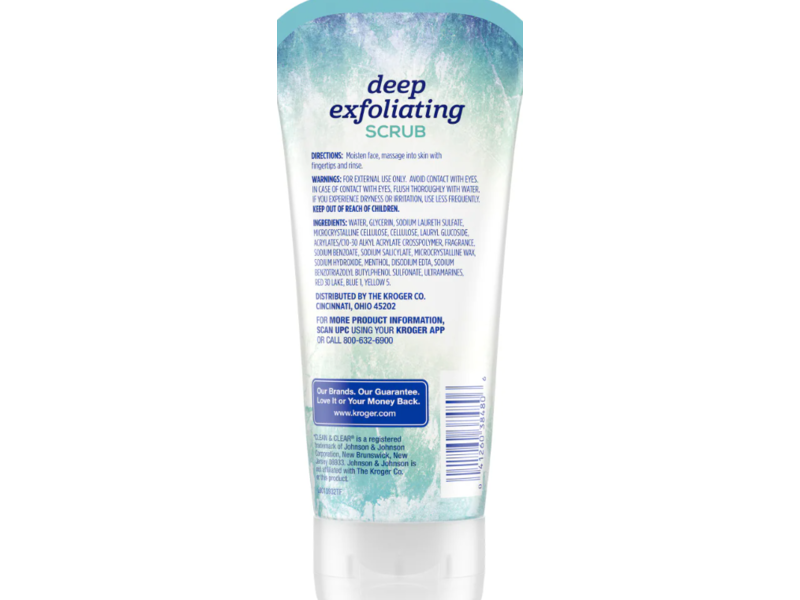 Kroger Deep Exfoliating Scrub Facial Cleanser, 5 fl oz/141 g