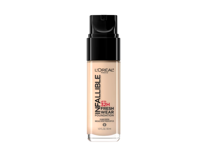 L'Oréal Paris Infallible Fresh Wear Foundation, 420 True Beige, SPF 25, 1 fl oz/30 mL