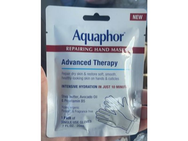 Aquaphor Advanced Therapy Repairing Hand Mask, 1 Count