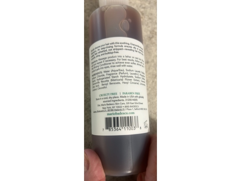Mario Badescu Skin Care Shampoo, Chamomile, 8 fl oz/236 mL