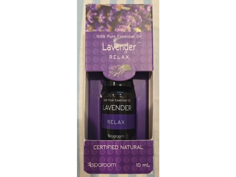 Sparoom Relax 100% Pure Essential Oil, Lavender, 10 mL