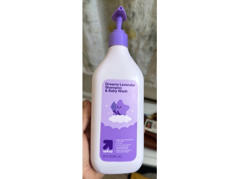 Up & Up Shampoo & Baby Wash, Dreamy Lavender, 20 fl oz/591 mL