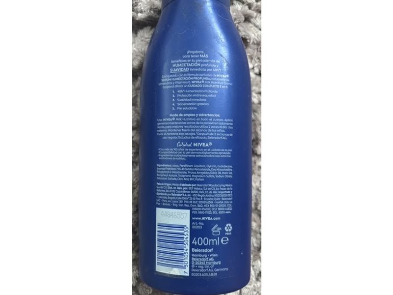 Nivea Nourishing Body Milk , 400 mL