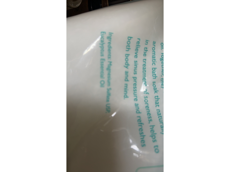 SaltWorks Ultra Epsom, Eucalyptus, 8 kg