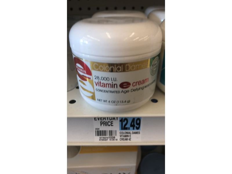 colonial dames vitamin e cream