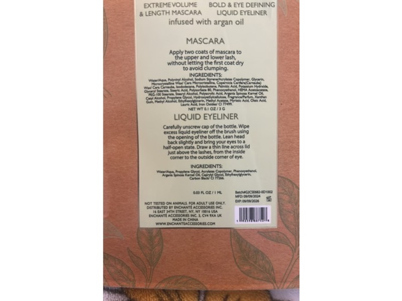 Beauty Concepts Extreme Volume & Length Mascara + Bold & Eye Defining Liquid Eyeliner Kit, Ultra Black