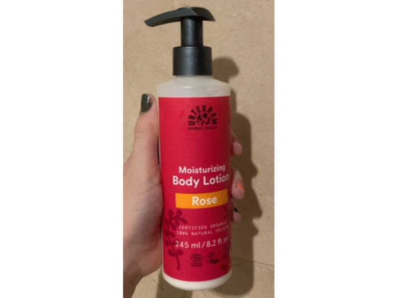 Urtekam Moisturizing Body Lotion, Rose, 8.2 fl oz/245 mL