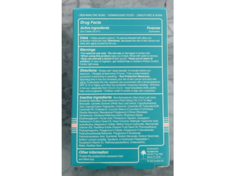 Vacation Shake Shake Mineral Milk Sunscreen, SPF 50, 1.7 fl oz/50 mL