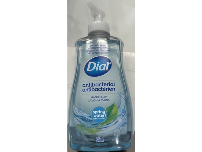 Dial Antibacterial Hand Soap, Spring Water, 325 mL