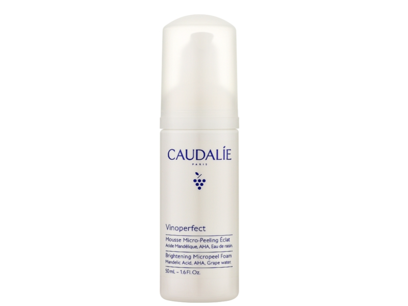 Caudalie Vinoperfect Brightening Micropeel Foam, 1.6 fl oz/50 mL
