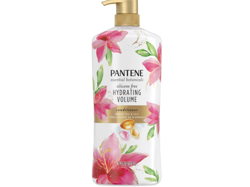 Pantene Hydrating Volume Conditioner, Green Tea & Lily, 38.2 fl oz/1.13 L