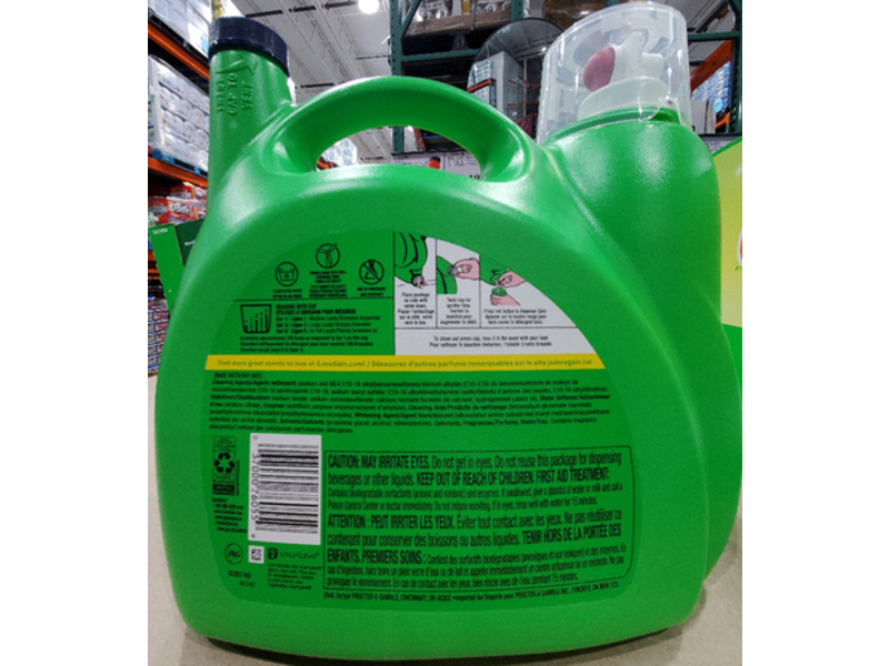 Gain Ultra Concentrated +Aroma Boost Laundry Detergent, Original, 145 Loads, 200 fl oz/5.91 L