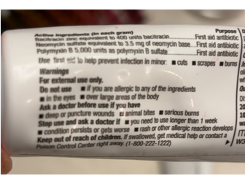 Walgreens Triple Antibiotic Ointment, 1 oz/28 g