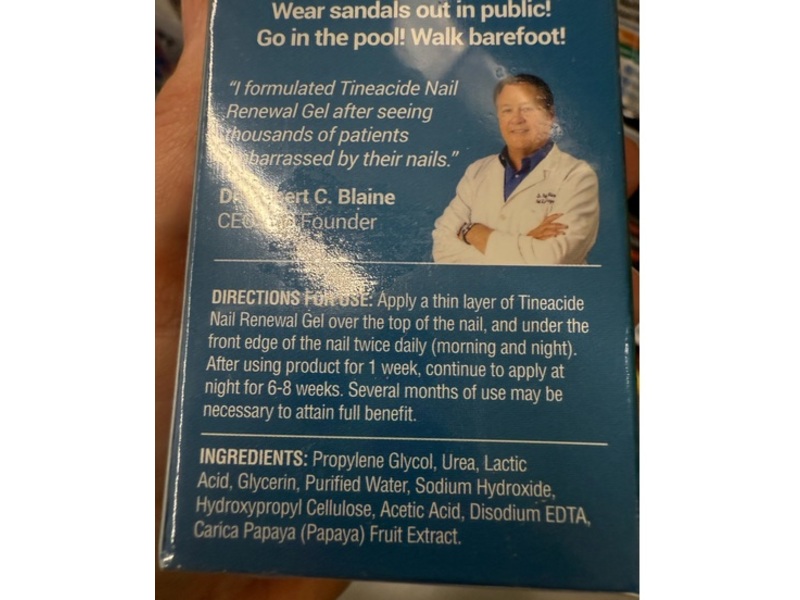 Dr. Blaine’s Tineacide Nail Renewal Gel, 1.25 fl oz/37 mL
