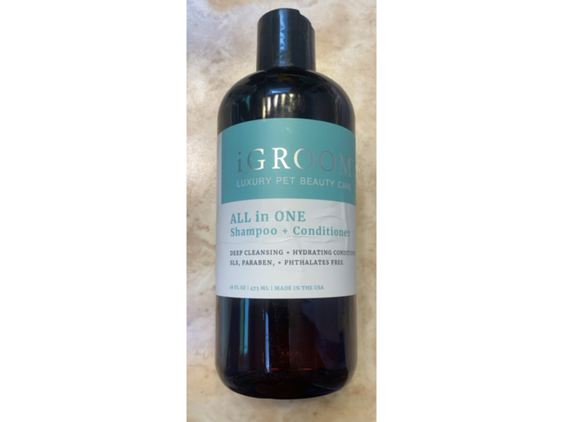 iGroom All in One Shampoo + Conditioner, 16 fl oz/473 mL