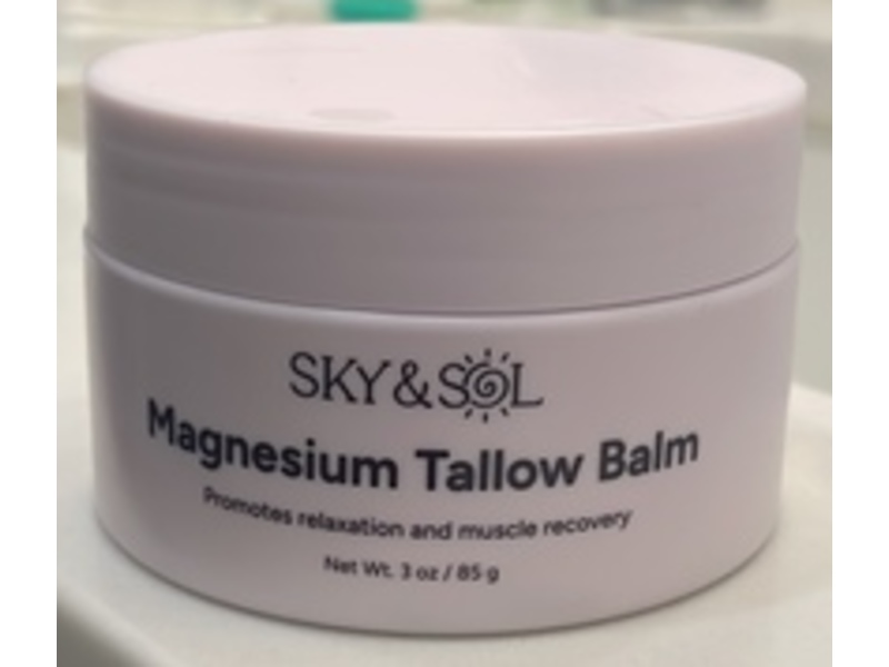 Sky & Sol Magnesium Tallow Balm, 3 oz/85 g