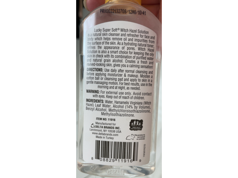 Generic Witch Hazel Solution, Clean & Refresh, 6 fl oz/177 mL, Pack Of 2
