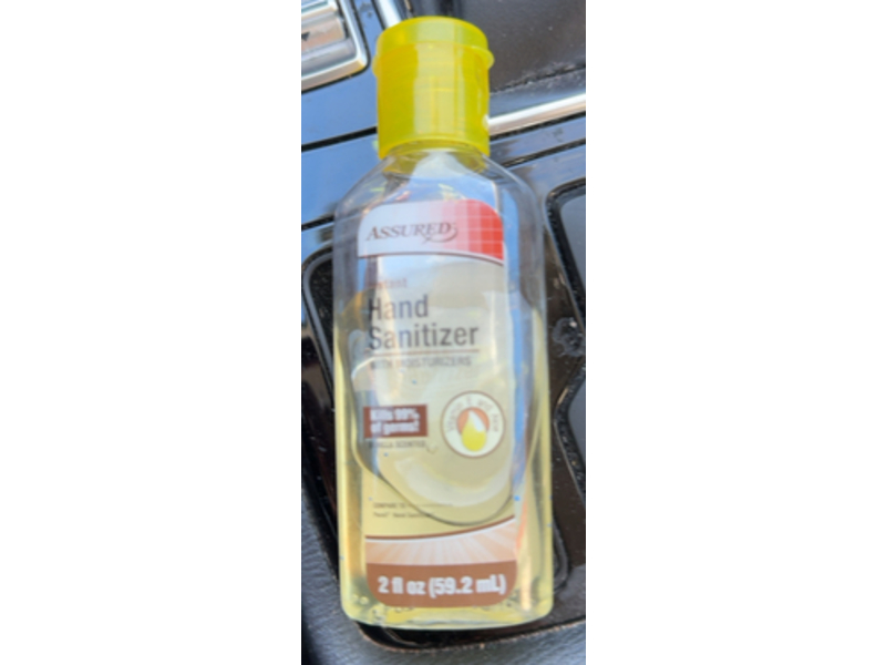 Assured Instant Hand Sanitizer, Lemon Scented, 2 fl oz/59.2 mL