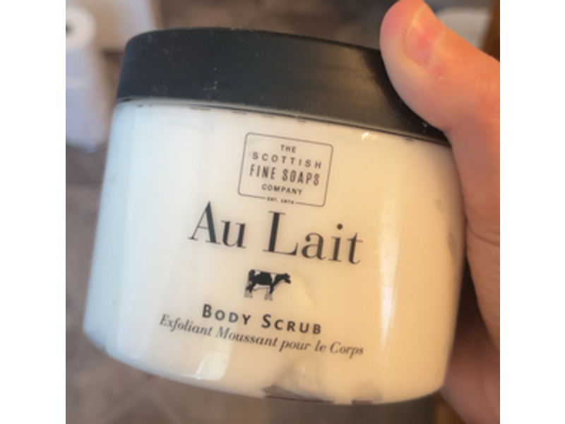 The Scottish Fine Soaps Company Au Lait Body Scrub, 17.5 fl oz/500 mL
