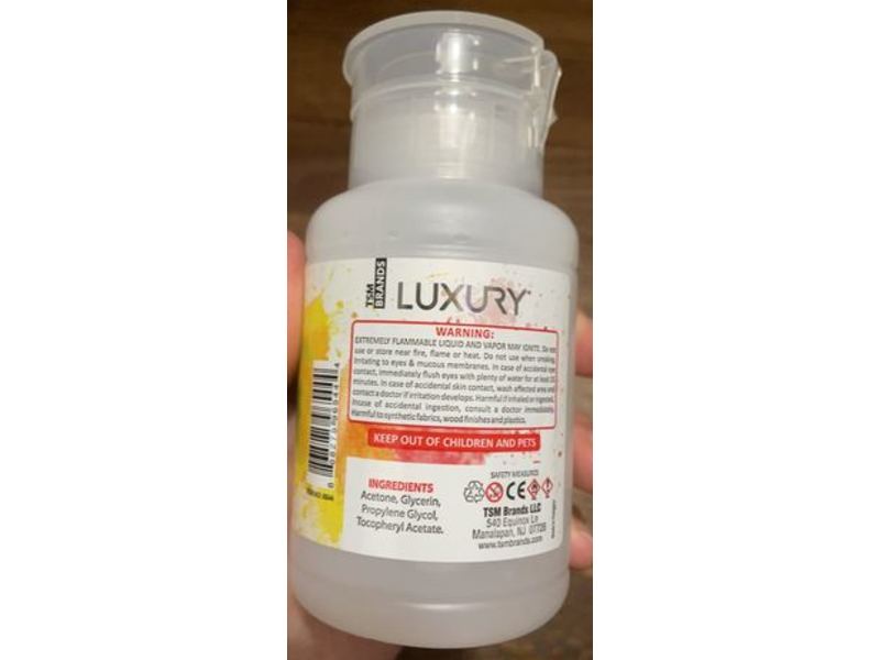 Luxury Nail Polish Remover, 6 fl oz/177 mL