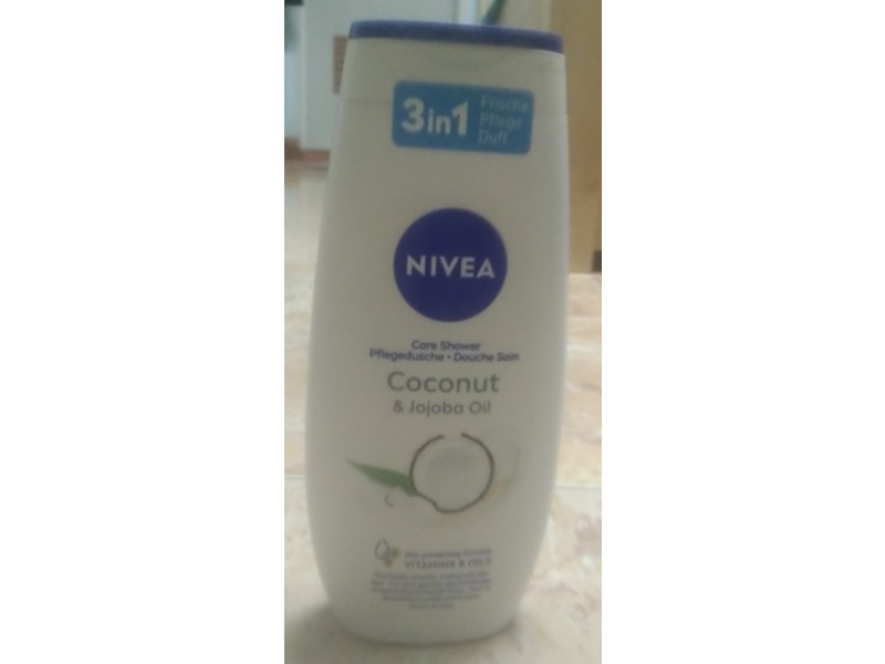 Nivea Shower Cream, Coconut & JoJoba Oil, 250 mL