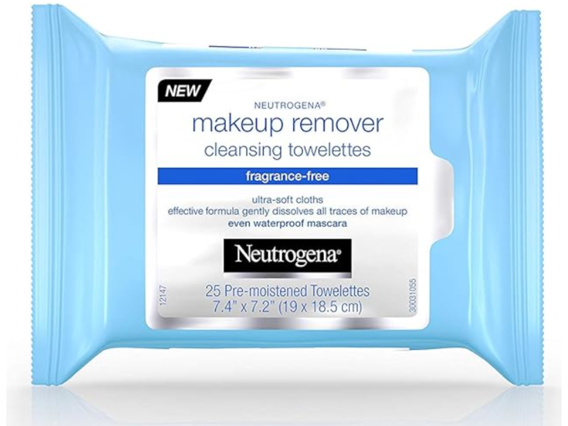 Neutrogena Makeup Remover Cleansing Towelettes, 25 Counts