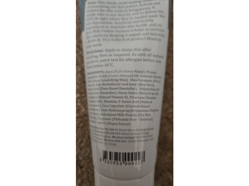 MooGoo Natural Skin Milk Udder Cream, 1.76 oz/50 g