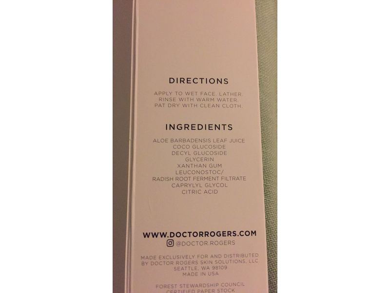 Doctor Rogers Restore Face Wash, 5 oz/150 mL