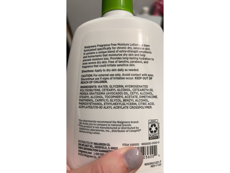 Walgreens Moisturizing Skin Lotion, 16 fl oz/473 mL