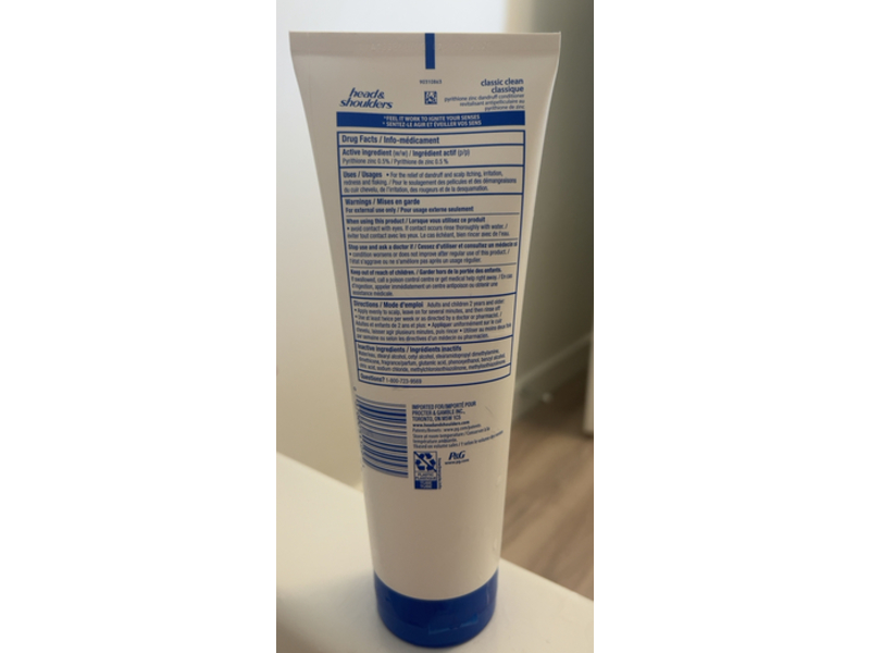 Head & Shoulders Classic Clean Dandruff Conditioner, 325 mL