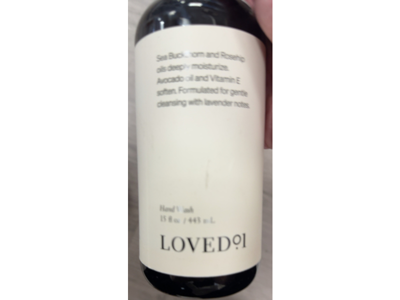 Loved01 Hand Wash, 15 fl oz/443 mL