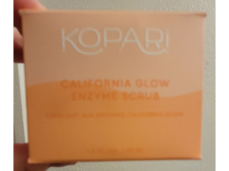 Kopari Enzyme Face Scrub, California Glow, 1.5 fl oz/45 mL