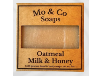 Mo & Co Soaps Hand & Body Soap, Oatmeal Milk & Honey, 5 oz, Pack Of 3 - Image 2