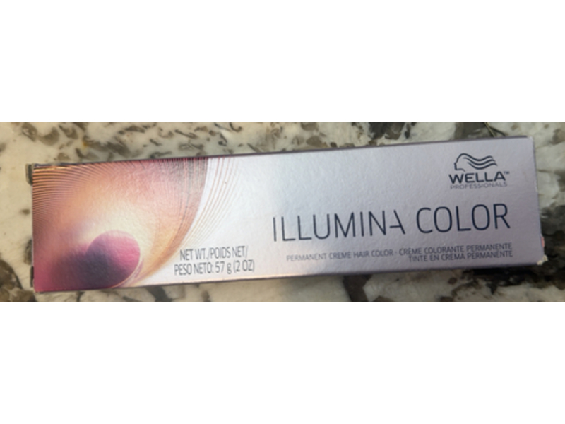 Wella Professionals Illumina Permanent Creme Hair Color, 10/36 Lightest Blonde/Gold Violet, 2 oz/57 g