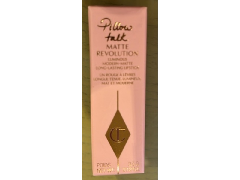 Charlotte Tilbury Matte Revolution Lipstick, Pillow Talk-Nude Pink, 0.12 oz/3.5 g
